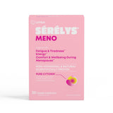 A front packshot of Serelys MENO 30 capsules against a white background